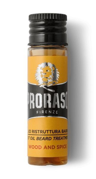 Горячее масло для бороды Proraso Hot Oil Beard Treatment Wood & Spice 4x17 мл 8004395001798 фото