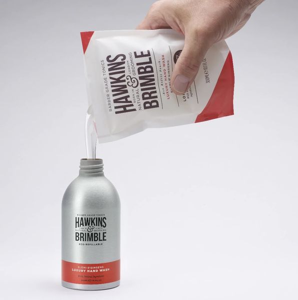 Мило для рук Hawkins & Brimble Cleansing Hand Wash Pouch 300мл 5060495673597 фото