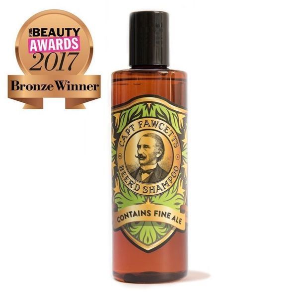 Шампунь для бороды изготовленный на основе пива Captain Fawcett Beer'd Shampoo 250ml F5555 фото