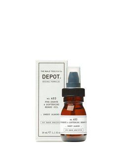 Олія перед голінням та для бороди Depot 403 Pre-Shave & Softening Beard Oil 30 мл 060950 фото