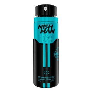 Чоловічий дезодорант спрей Nishman Deodorant Spray 02 200 мл 8682035089537 фото