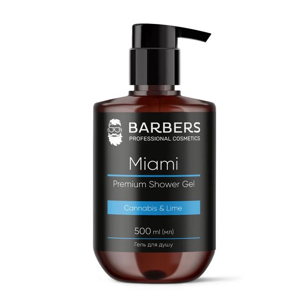 Гель для душу Barbers Miami 500 мл 735012 фото