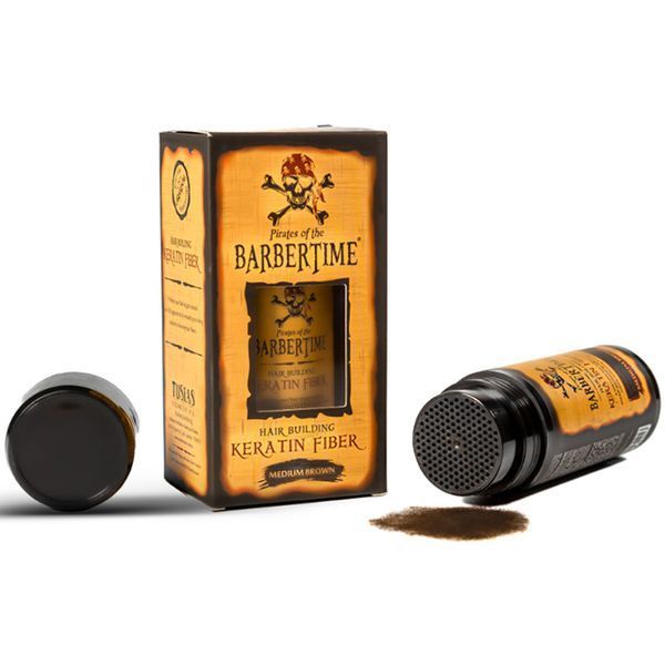 Пудра для волосся Barbertime Hair Building Fiber Medium Brown 21 г 8682815651053 фото