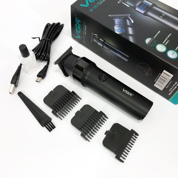 Професійна машинка для стрижки волосся акумуляторна VGR Voyager Hair Clipper V-987 ws78575 фото