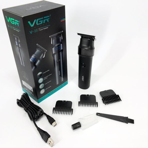 Професійна машинка для стрижки волосся акумуляторна VGR Voyager Hair Clipper V-987 ws78575 фото