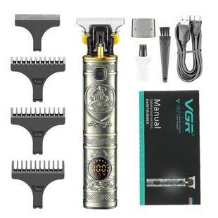 Профессиональный триммер для стрижки волос, бороды и усов VGR Voyager Hair Trimmer V-097 ws76279 фото