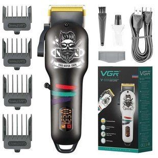 Профессиональная машинка для стрижки волос аккумуляторная VGR Voyager Hair Clipper V-699 ws52792 фото