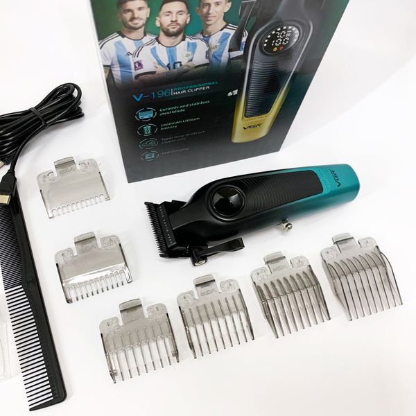 Аккумуляторная машинка для стрижки VGR V-196 GREEN ws93927 фото