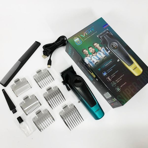 Аккумуляторная машинка для стрижки VGR V-196 GREEN ws93927 фото
