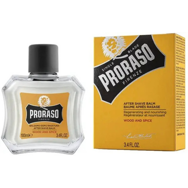 Бальзам після гоління деревна пряність Proraso After Shave Balm Wood & Spice, 100 мл 8004395007806 фото