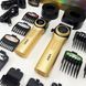 Набір VGR 2 в 1 V-001 V-977 GOLD, акумуляторна машинка для стрижки та триммер. Колір: золотий ws41484 фото 14