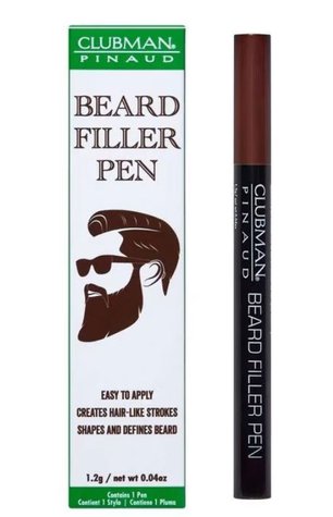 Карандаш для бороды CLUBMAN PINAUD BEARD FILLER PEN Dark Brown 1.2g 37215 фото