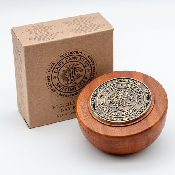 Мыло для бритья (инжир, оливка и лавровый ром) Captain Fawcett Scapicchio Shaving Soap 110g F5553 фото