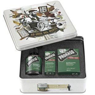 Подарочный набор для бороды Proraso Metal Box Beard Care Refreshing 8004395006939 фото