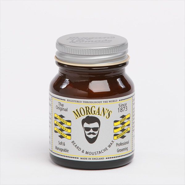 Помада для укладки бороды и ус Morgan's Beard & Moustache Wax 50g M036 фото