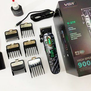 Аккумуляторная машинка для стрижки VGR V-279 GREEN ws32387 фото
