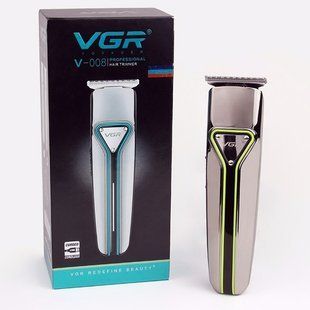 Профессиональная машинка триммер беспроводная для стрижки волос VGR V-008 GREEN ws36967 фото