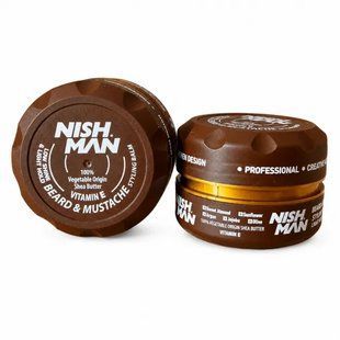 Бальзам для бороды и усов Nishman Beard & Mustache Styling Balm 100 мл 8682035082361 фото