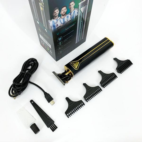 Профессиональная аккумуляторная машинка для стрижки VGR V-009 триммер для бороды и усов. Цвет: золотой ws45797 фото