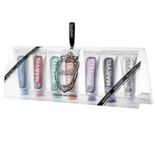 Подарунковий набір зубних паст Marvis 7 Flavours Box 7 x 25 мл (Classic Strong, Whitening, Aquatic, Ginger, Licorice, Jasmin , Cinnamon) 8004395114665 фото