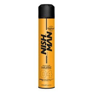 Спрей для укладки волос Nishman Extra Strong Hold Hair Spray 400 мл 8682035080183 фото