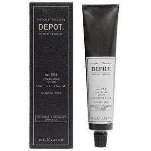 Чоловіча фарба для бороди та волосся Depot 506 Invisible Color Natural Steel 60 мл 061337 фото