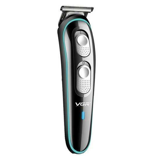 Триммер аккумуляторный, машинка для стрижки VGR V-055 с регулятором высоты, 4 насадки 2054238 фото