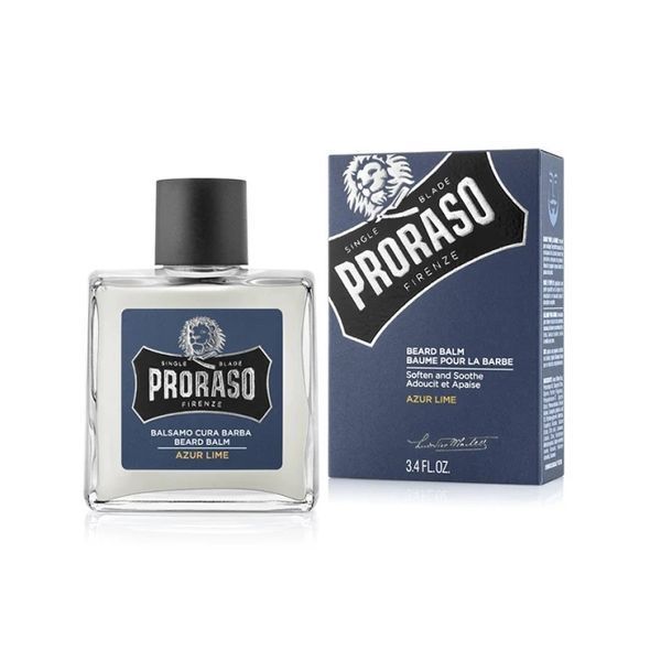 Подарунковий набір для бороди Proraso Metal Box Beard Care Azur & Lime 8004395006915 фото