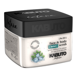Скраб для обличчя та тіла Kabuto Face&body Scrub Mint 240 ml 8685077950933 фото