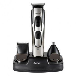 Машинка для стрижки 10в1 GEMEI GM-592, тример для бороды, триммер беспроводной. Цвет: черный ws36291 фото