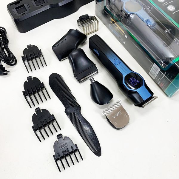 Набор для стрижки VGR V-173 BLUE 13 в 1 ws56976-1 фото