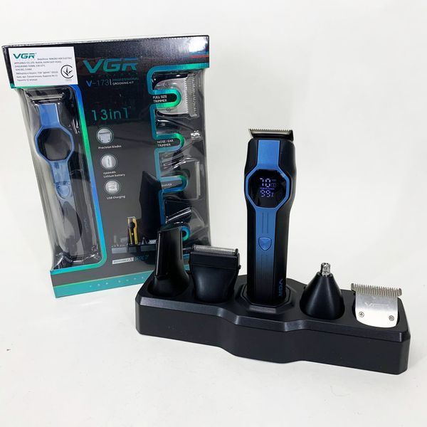 Набор для стрижки VGR V-173 BLUE 13 в 1 ws56976-1 фото