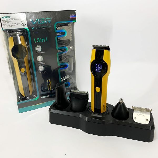 Набір для стрижки VGR V-173 YELLOW 13 в 1 ws56976 фото