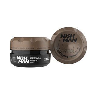Помада для укладання волосся Nishman Hair Styling Water Based Pomade W10 100 мл 8682035085065 фото