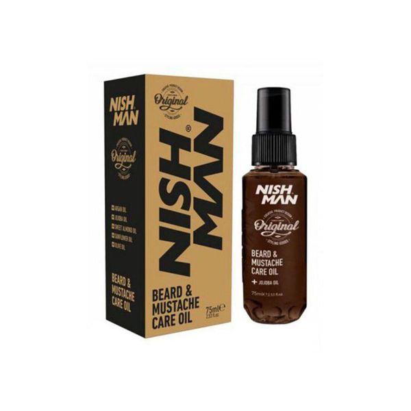 Олія для бороди Nishman Beard & Moustache Oil 75ml 8682035080145 фото