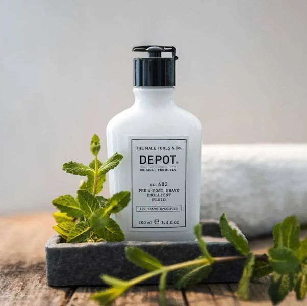 Флюїд до та після гоління Depot 402 Pre&Post Shave Emollient Fluid 100 мл 060949 фото