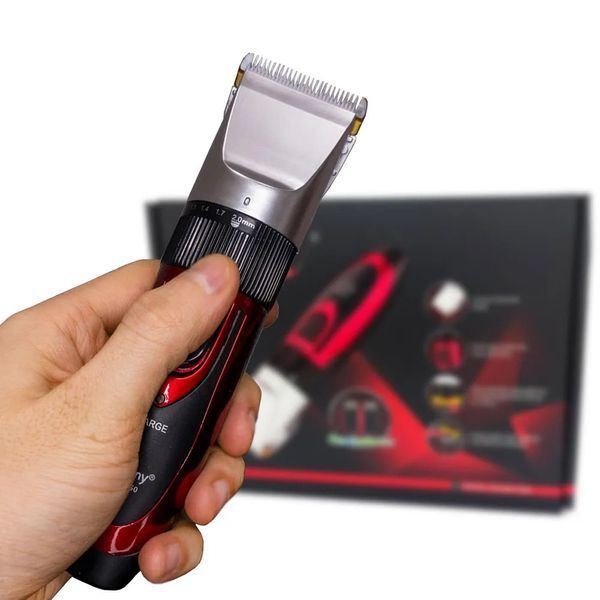 Профессиональная машинка для стрижки волос GEMEI GM-550 с двумя аккумуляторами, Бритва триммер для бороды ws21522 фото