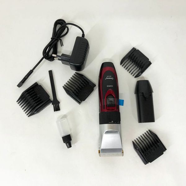Профессиональная машинка для стрижки волос GEMEI GM-550 с двумя аккумуляторами, Бритва триммер для бороды ws21522 фото