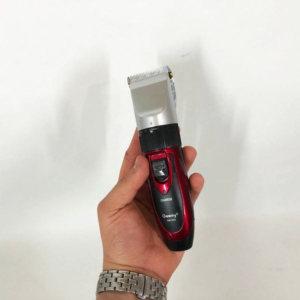 Профессиональная машинка для стрижки волос GEMEI GM-550 с двумя аккумуляторами, Бритва триммер для бороды ws21522 фото