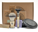 Набір щітка, бритва та мило Captain Fawcett Faux Shave Brush, Razor & Shaving Soap 110g F6707 фото 1