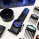 Професійна машинка для стрижки волосся VGR V-001 BLUE з дисплеєм 9000 об/хв та 10 насадками 1,5-24 мм ws74577-1 фото 19
