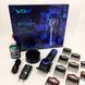 Професійна машинка для стрижки волосся VGR V-001 BLUE з дисплеєм 9000 об/хв та 10 насадками 1,5-24 мм ws74577-1 фото 20