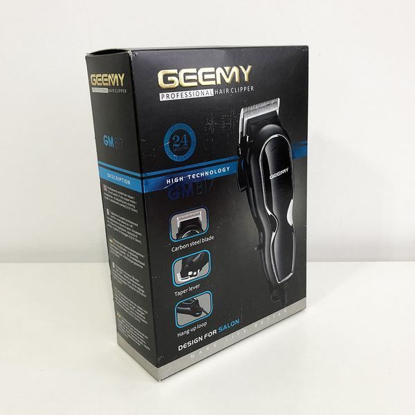 Професійна машинки для стрижки волосся Gemei GM-817 Pro. Колір помаранчевий ws88223 фото