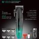 Машинка для стрижки волос аккумуляторная Professional Turbo с разными насадками VGR V-003. Цвет: зеленый ws63972 фото 3