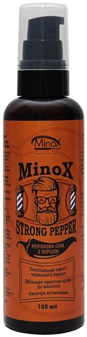 Реп’яхова олія з перцем: для росту волосся/бороди Minox Strong Pepper 100 ml 321123 фото