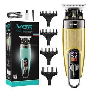 Машинка для стрижки волос VGR V-975 триммер для бороды и усов. Цвет: золотой ws79146 фото