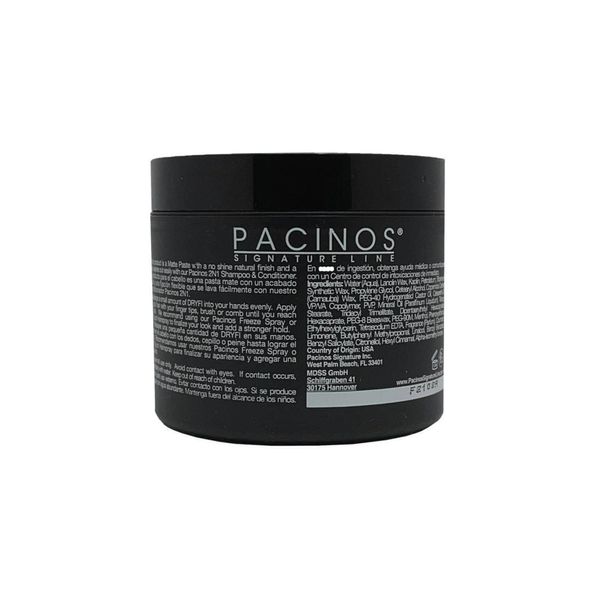 Матовая паста для укладки волос Pacinos Dryfi Professional Matte Paste 118ml 850989007756 фото