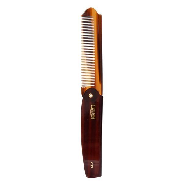 Гребінець Uppercut Deluxe CT7 Tortoise Flip Comb 817891020129 фото