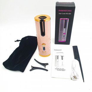 Плойка авто-бигуди для завивки волос, беспроводной Ramindong Hair curler. Цвет: розовый ws62462 фото
