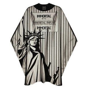 Кожаный пеньюар белый Immortal NYC Neocape PR-02 фото